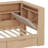 L-shaped Wooden Daybed with Desk and Storage Bookcase, Corner Bed with Upholstered Headboard and Under-bed Drawers and LED Light for for Bedroom Living Room-218898870-218898864