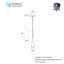 Luminaire suspendu simple 1 lumière Aelbert-241708603