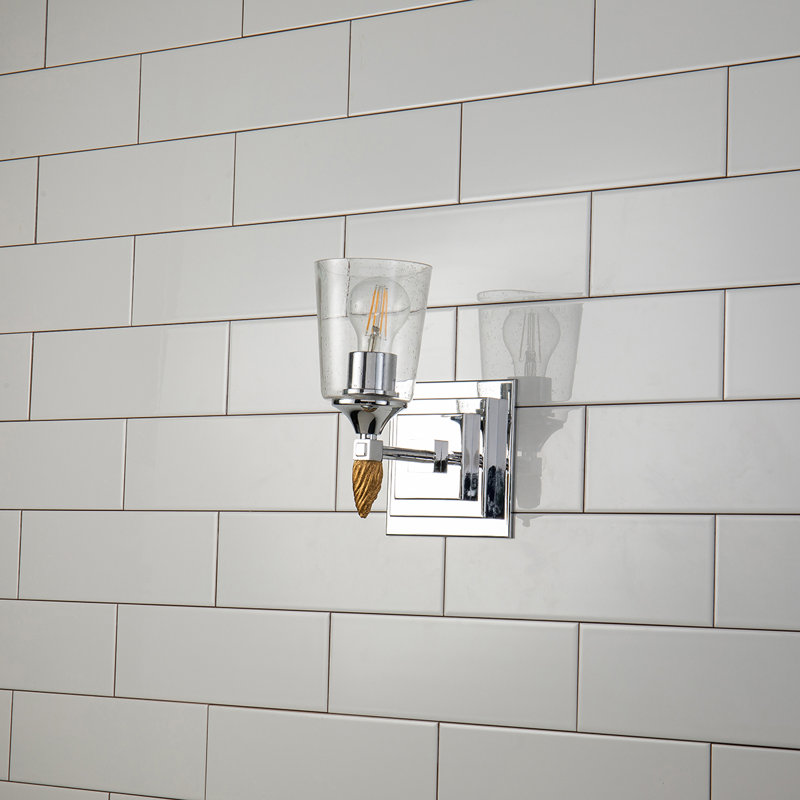 Vetiver 1 Light Wall Sconce Gold, Silver/Gold