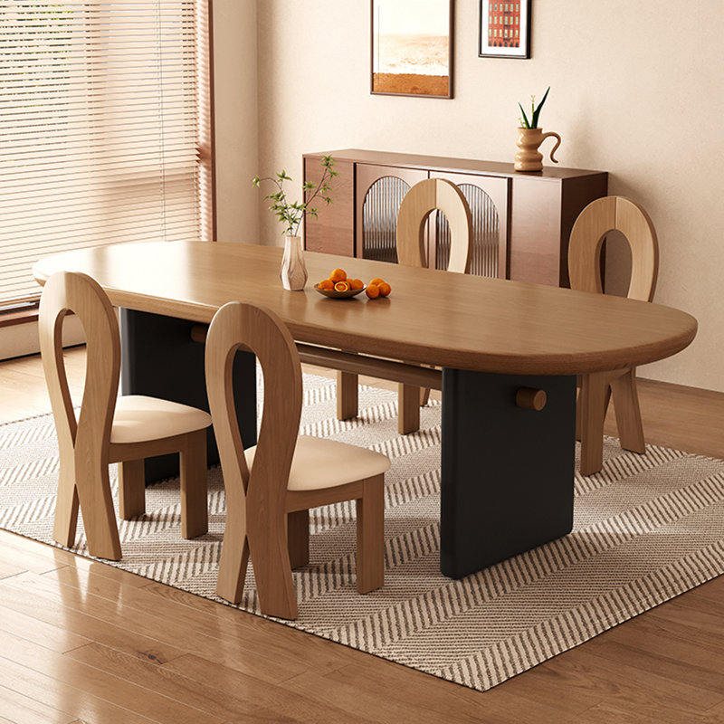 Table de salle à manger 78,74 po, H 29,53 po x L 62,99 po x l 31,5 po, Noir, noir, noir, noir