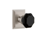 Grandeur Concealed Screw Mechanism Geometric Knob with Square Rosette