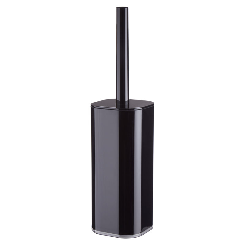 Fontenot Free-Standing Toilet Brush and Holder, Black