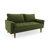 Sellner 70" Velvet Square Arm Tufted Seat Sofa-301095263
