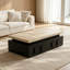 Table basse rectangulaire avec rangement en ardoise pour le salon-1656437073-1656437074