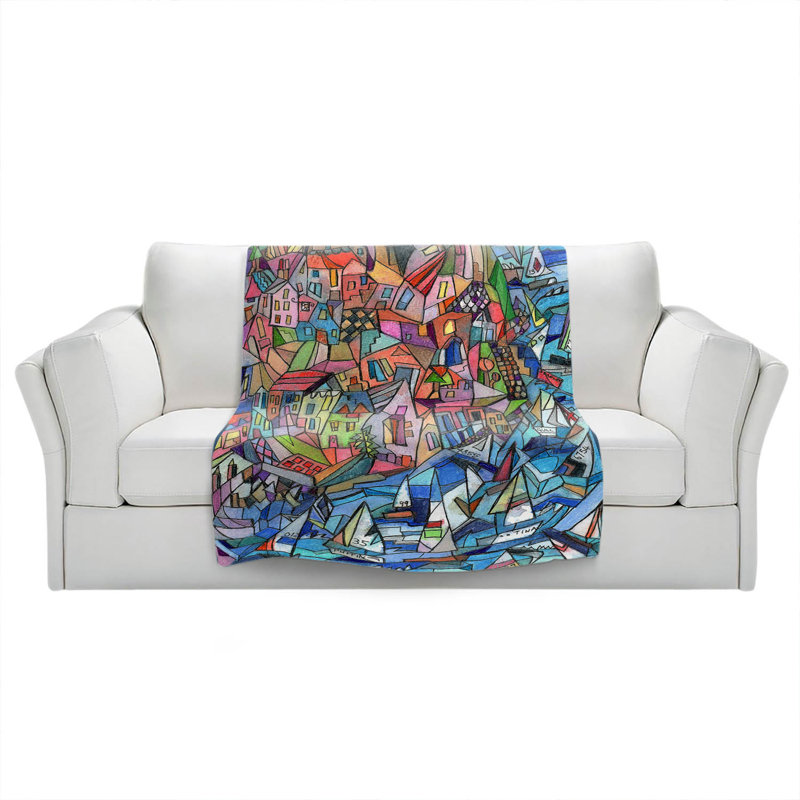  Couverture Voile dans la baie, 68 po x 80 po