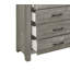 Commode rustique 1 pièce avec tiroirs de rangement et quincaillerie en métal pour la chambre à coucher-316490390