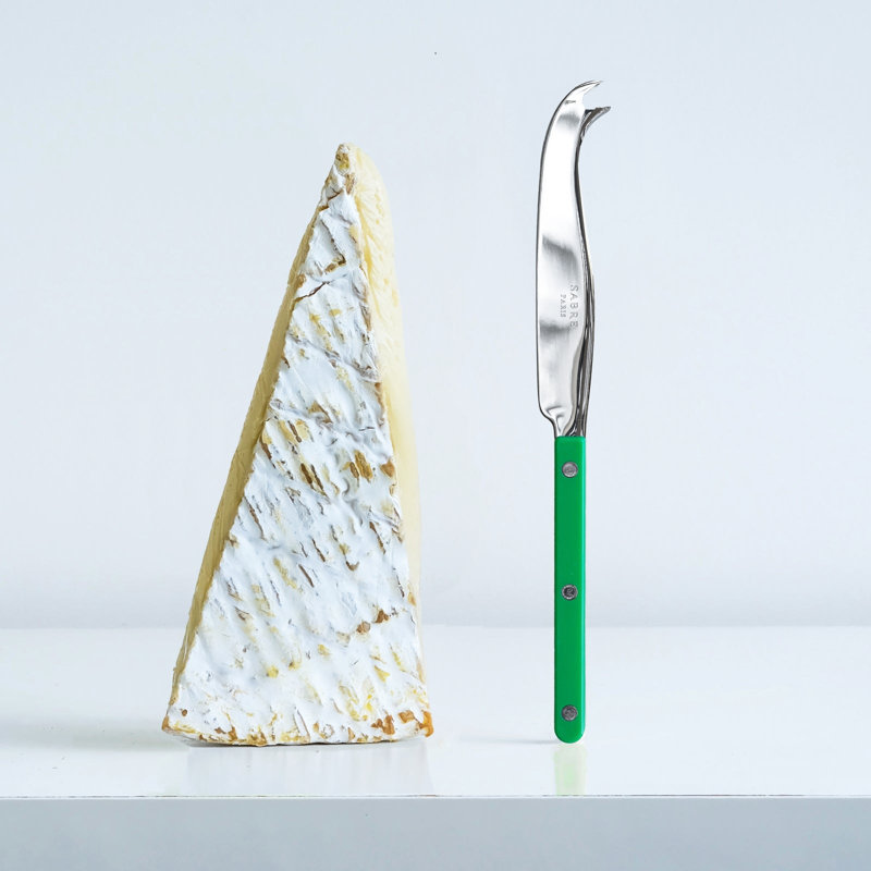 Bistrot Solid Cheese Knife, Garden Green