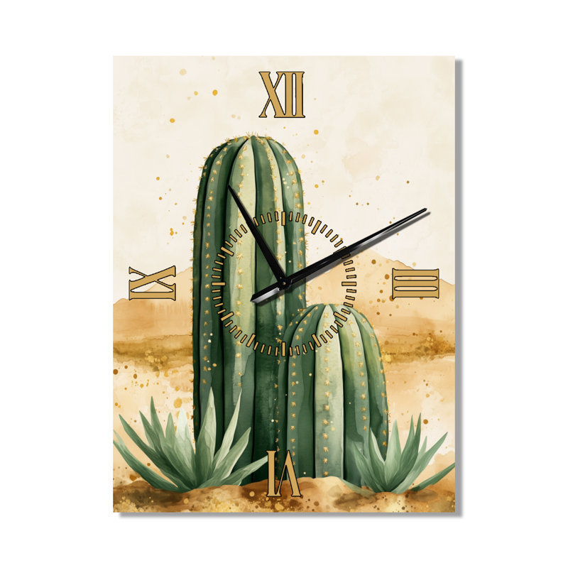 Horloge murale Whipton I - Sud-Ouest, H 32 po x l 24 po - Rectangle