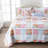 Greenland Home Fashions Everly Blue 3-Piece King Size Quilt Set 105x95 + 20x36 (2)-84471781