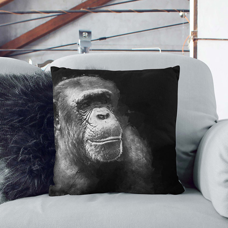 Square Throw Cushion, 55cm H x 55cm W x 20cm D