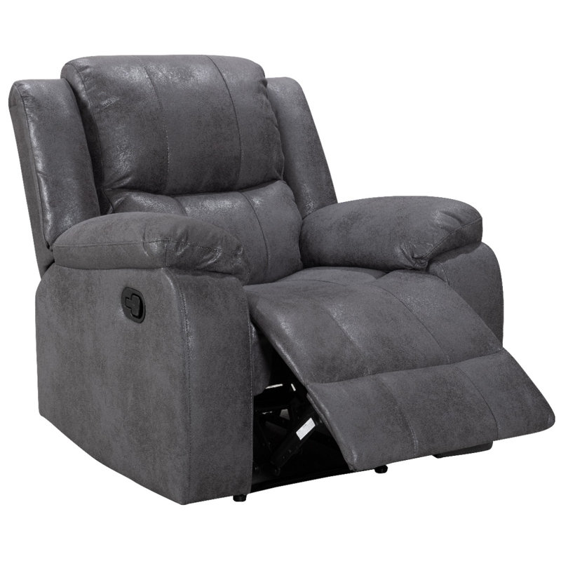 Caitie 93cm Wide Standard Recliner, Grey