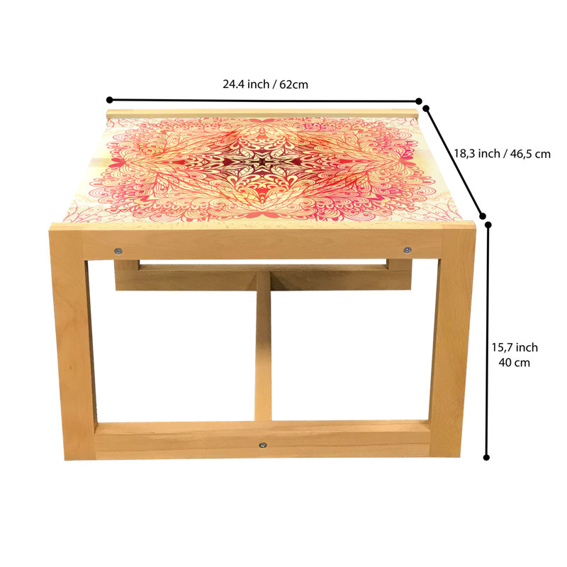 Jameyah Sled Coffee Table, 40cm H x 46.5cm W x 62cm D