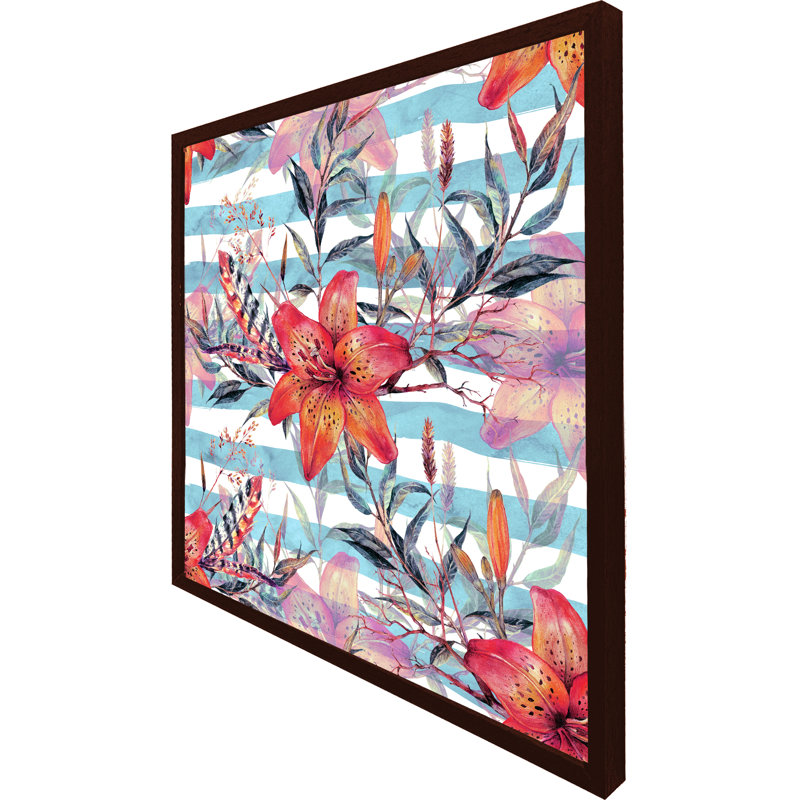 Ballville Single Picture Frame Print, 61cm H x 61cm W x 4cm D, Brown