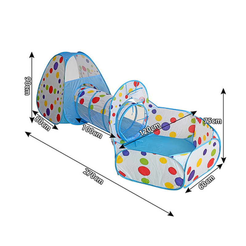 Gutierez Freeport Park 270cm W x 120cm D Indoor Polyester Pop-Up Play Tent