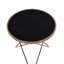 Table ronde avec plateau en verre noir et finition champagne-1431620699-1441818214