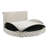 1Pc Unique Round Plush Velvet Button-Tufted Detailing Storage Bed-1805405859-1805405858
