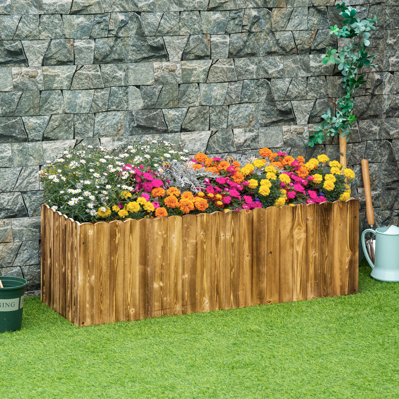 Westbury Raised Garden Bed, Wooden Planter Box, 40cm H x 120cm W x 40cm D