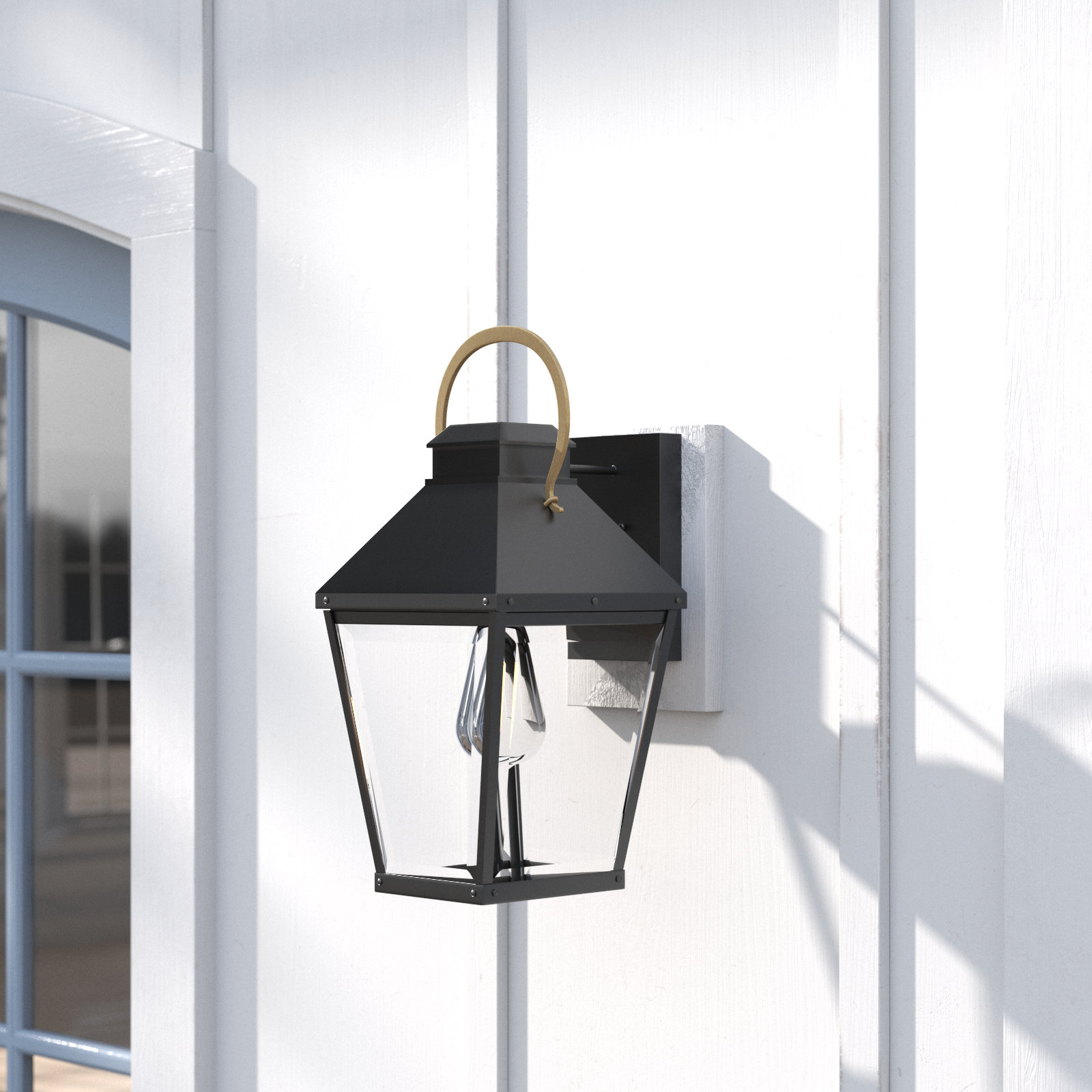 Single Light Empire Outdoor Wall Light