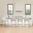 Gerlikka Upholstered Counter Stool with Metal Frame (Set of 4)