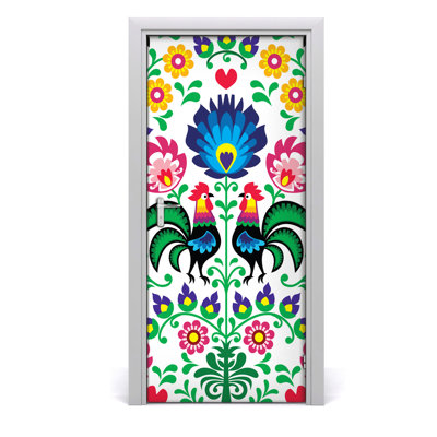 Ethnic Model Door Decal