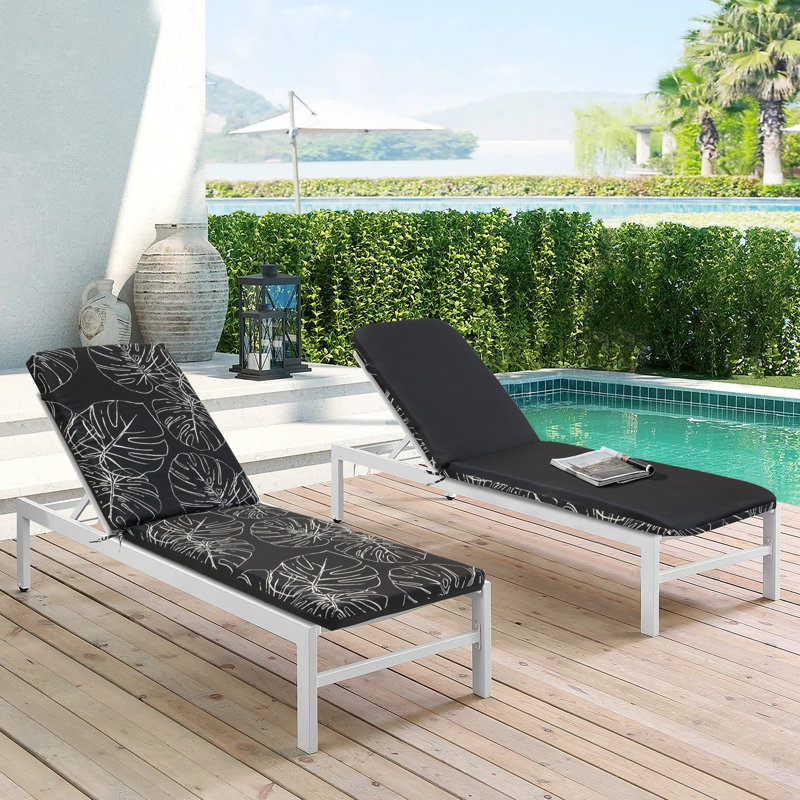 Sivi Outdoor 2.75'' Seat / Back Cushion, Black