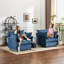 Fauteuil d'appoint à accoudoirs recouverts de chenille avec accoudoirs minces en chenille-1847797752