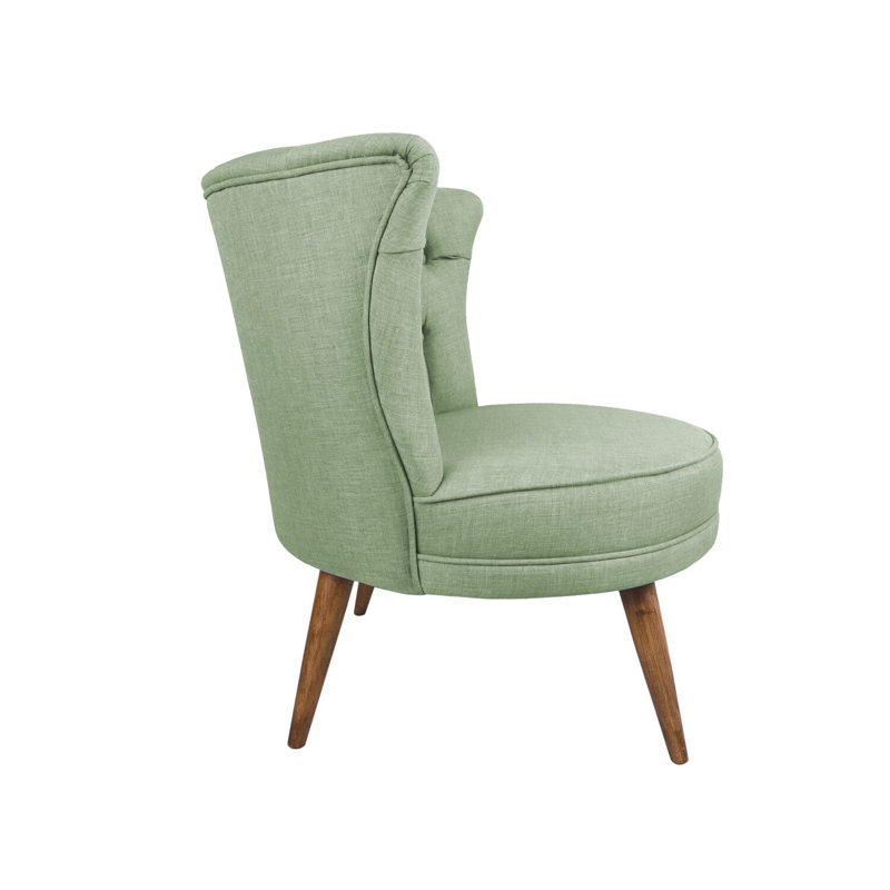 Modern Wing Chair, Petrol Green, 31.5 x 30.3 x 29.5 inches | Solid Wood Frame, 100% Polyester Fabric, 32 DNS Foam for Comfort | Easy Clean, Stylish for Home, Hotel & Rustic Spaces, Ideal for Relaxation