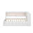 Full Size Wood Daybed With Shelves, LED And Trundle-21673911