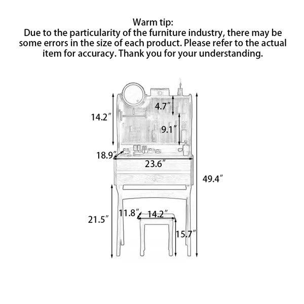 Dimensions du produit