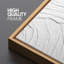 «White Abstract Elegant Minimalist», reproduction sur toile-98042451-111176196