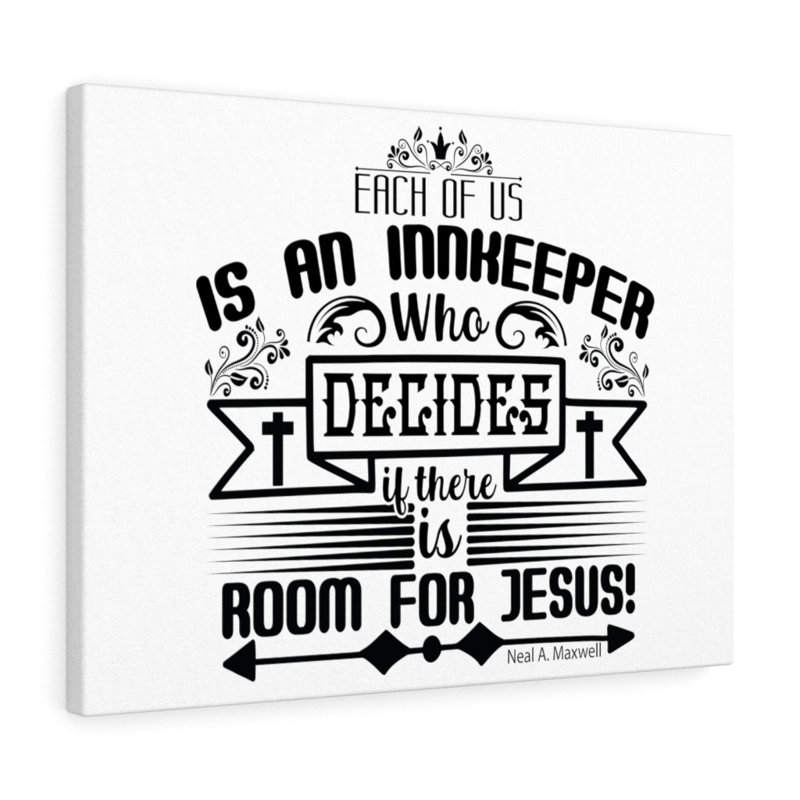 For Jesus - Wrapped Canvas Print, 28cm H x 36cm W