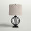 Lampe de table noire 27,5 po Heartwell