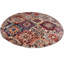 High-Quality Hand-Knotted Red And Navy Area Rug