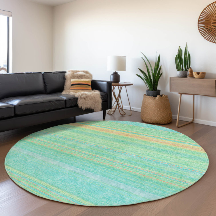 Chayden Washable Striped Indoor / Outdoor Rug