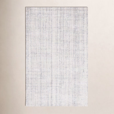 Rowe Ivory Grey Hand-Tufted Abstract Rug