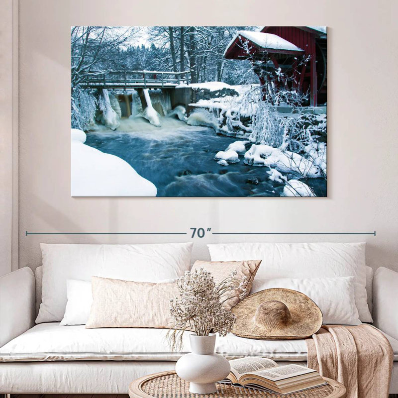 Alvord Winter River, 34" H x 51" W