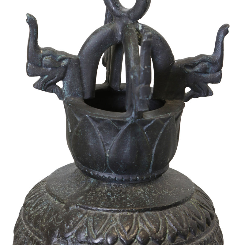 Tynes Antique Bell - Matte Verdigris - Matte Black