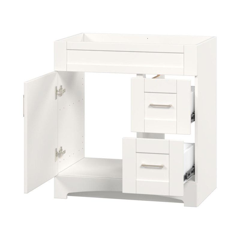 Meuble-lavabo blanc mat l 31 po x P 21 3/4 po Robertson