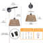 Annelouise 1 - Light Plug-in Black Swing Arm