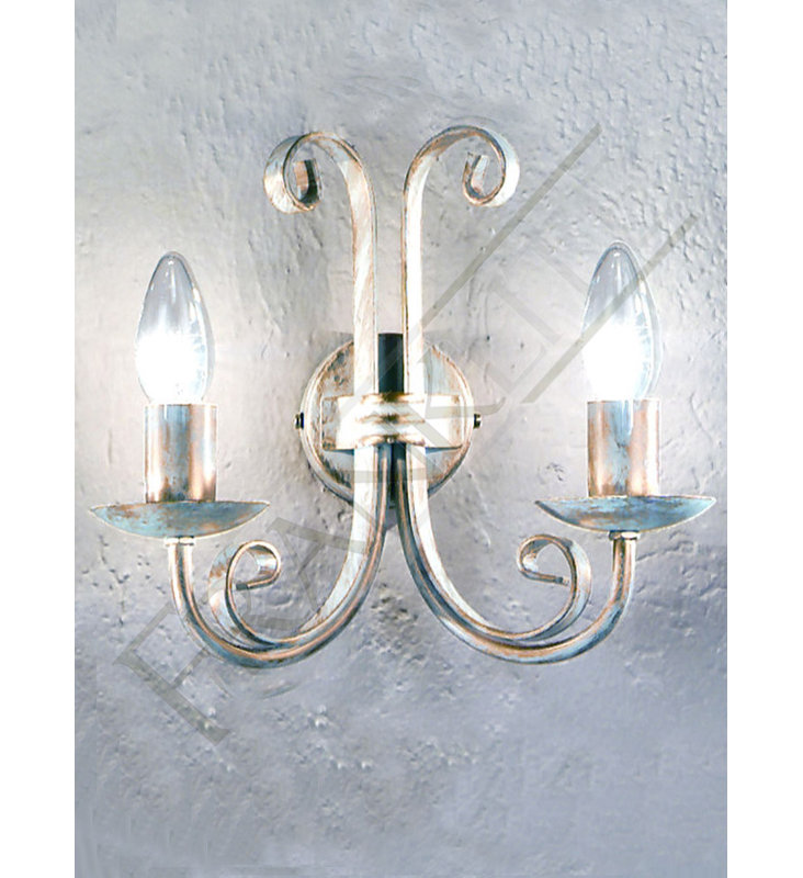 Babylon Wrought Iron Candle Wall Light