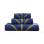 Linear Stem Navy/Olive 50x90 Hand Towel