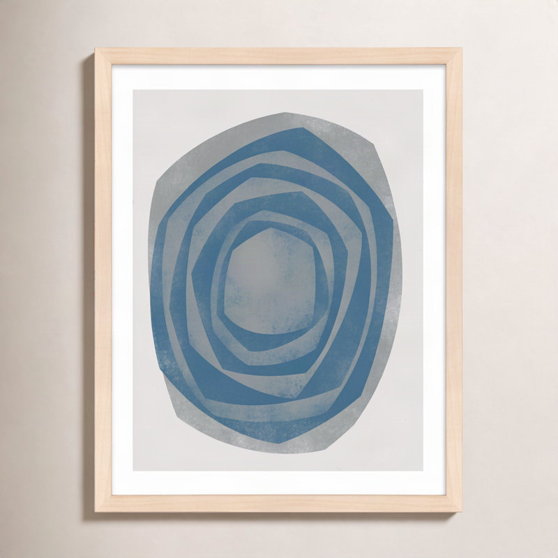 Vertigo 3 By Jacques Pilon - Framed Wall Art, 30" H x 24" W, Brown