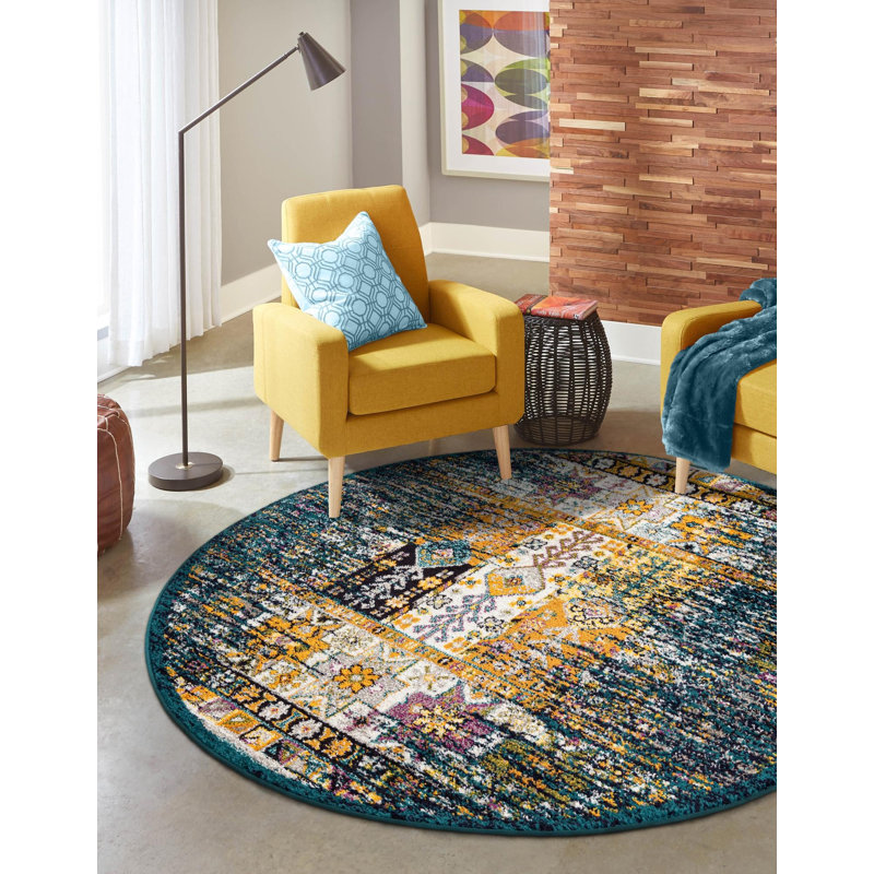 Kristen Naplate Rug, Round 3'1"