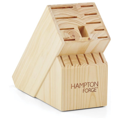 Hampton Forge Epicure Pistachio 17 Piece Cutlery Block Set, Pistachio Color