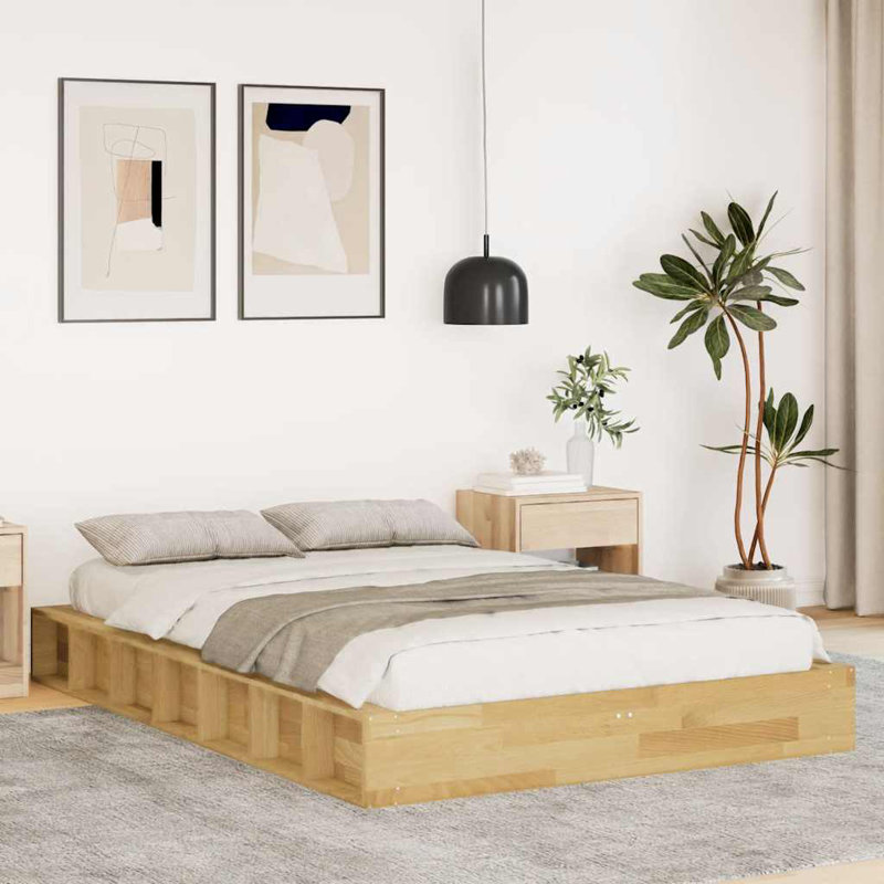 Solid Wood Bed, Small Double (4')