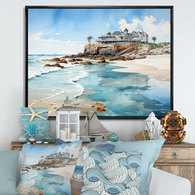 Pinder - Coastal Pier, art mural
