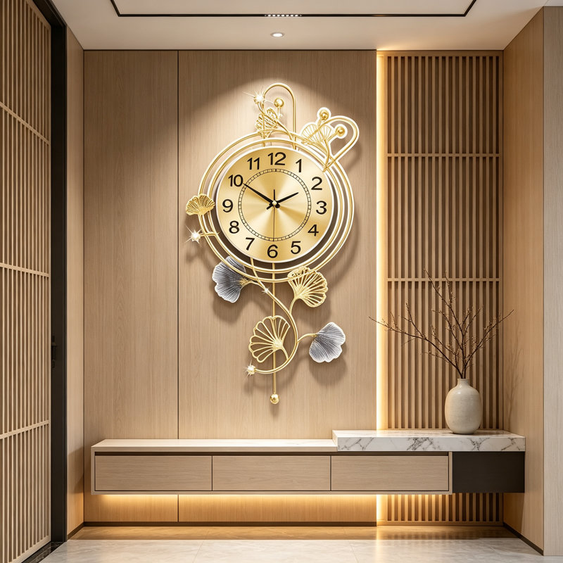 Iron Grandfather Wall Clock