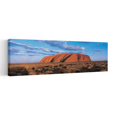 Coucher de soleil, Ayers Rock, Uluri-Kata Tjuta National Park, Australie, paysage contemporain abstrait, art mural coucher de soleil