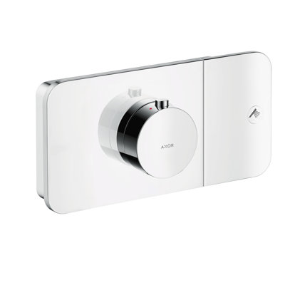 Modern 2-Handle 5" Wide Thermostatic Shower Valve Trim
