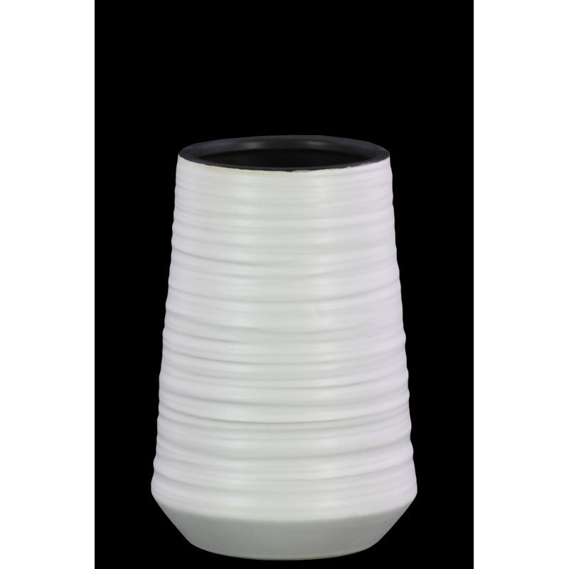 Ceramic Table Vase, 8.5" H x 5.75" W x 5.75" D